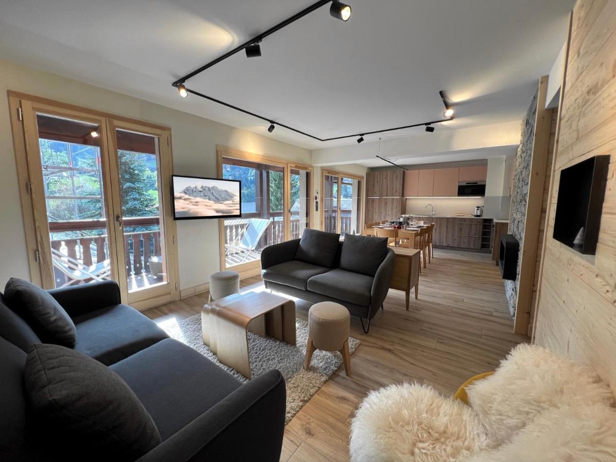 Ours Polaire Bel Appartement Village Et Pistes La Clusaz Exteriör bild