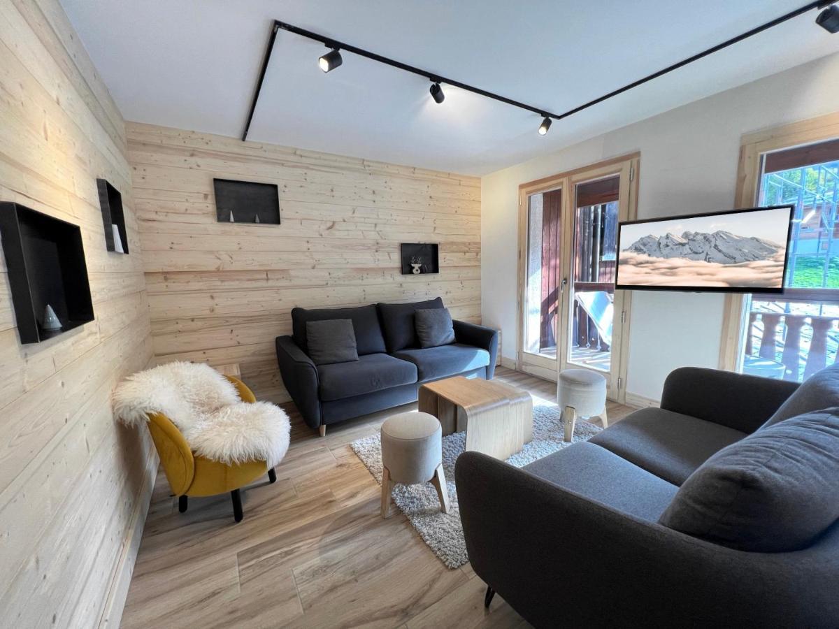 Ours Polaire Bel Appartement Village Et Pistes La Clusaz Exteriör bild
